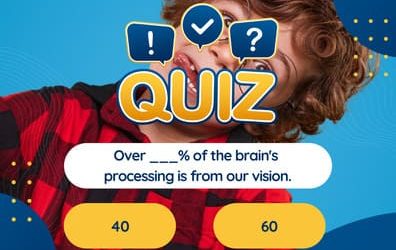 Over ____% of the brain’s processing is from our vision